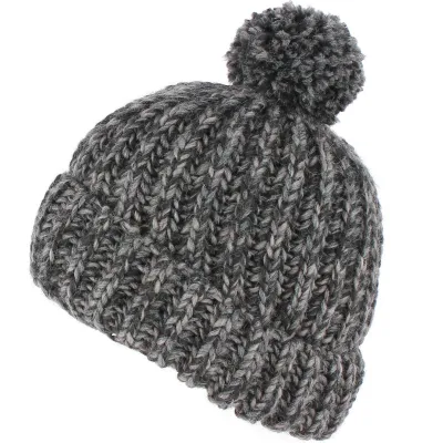 Bonnet Argume Pompon noir chine Reference : 2895 | Chapellerie Traclet
