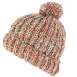 Citrus Beanie with Orange Pom-pom