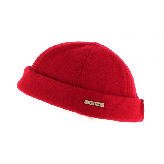 Bonnet Saint Nazaire Miki Red wool- Traclet