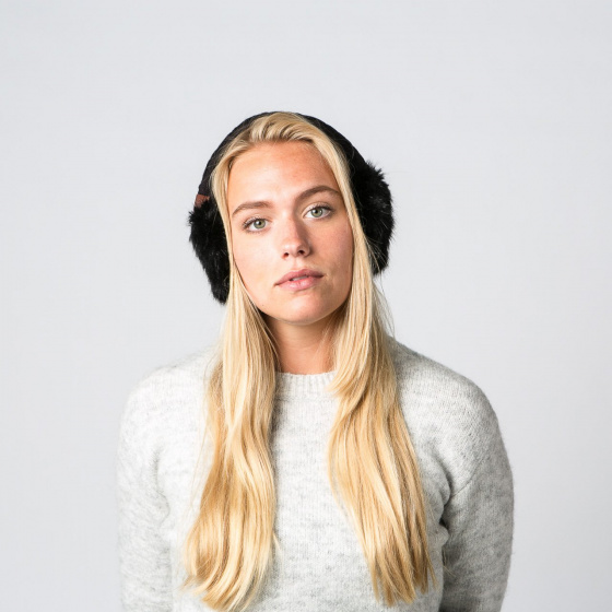 Black Faux Fur Earmuffs - Barts