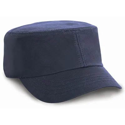 Navy Cotton Army Cap - Result Headwear Reference: 7829 | Traclet Hat Shop