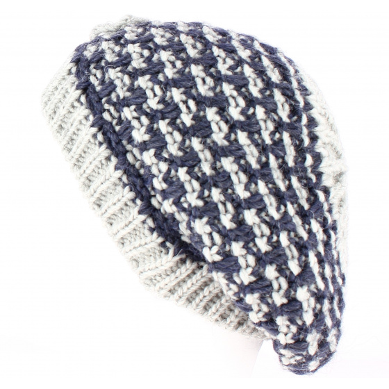 Béret / Bonnet Rosa Bleu/Gris - Traclet Béret / Bonnet Rosa Bleu/Gris - Traclet