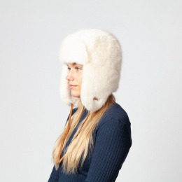 Barts Lucerne White Faux Fur Ushanka Hat