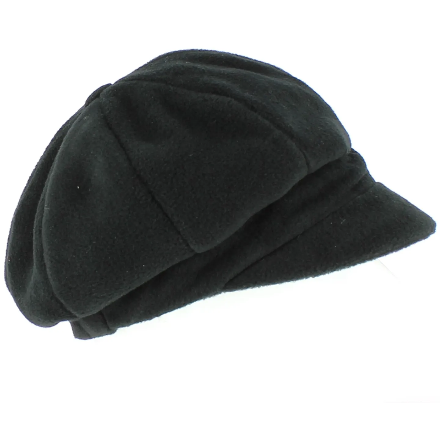 Fleece newsboy cap - black Reference: 4245 | Traclet Hatmakers