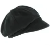 Fleece newsboy cap - black Reference: 4245 | Traclet Hatmakers