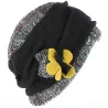 Ethel Wool Beanie Black/Grey - Traclet Reference: 2240 | Traclet Hatmakers