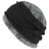 Toque Ethel Laine Noir/Gris- Traclet Reference : 2240 | Chapellerie Traclet