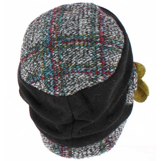 Toque Ethel Laine Noir/Gris- Traclet Toque Ethel Laine Noir/Gris- Traclet