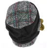 Toque Ethel Laine Noir/Gris- Traclet Reference : 2240 | Chapellerie Traclet