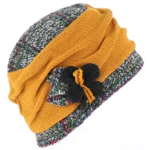 Ethel Wool Toque Mustard Yellow - Traclet Reference: 3213 | Traclet Hat Shop