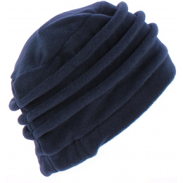 Navy Jacobins Polar Fleece Beanie Hat - TRACLET