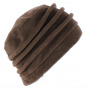 Jacobins Brown Fleece Hat - TRACLET 
