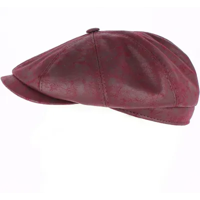 Casquette Hatteras Stripe Lie de Vin - TRACLET  Reference : 2260 | Chapellerie Traclet