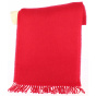 Red Manoe Virgin Wool Scarf - Traclet