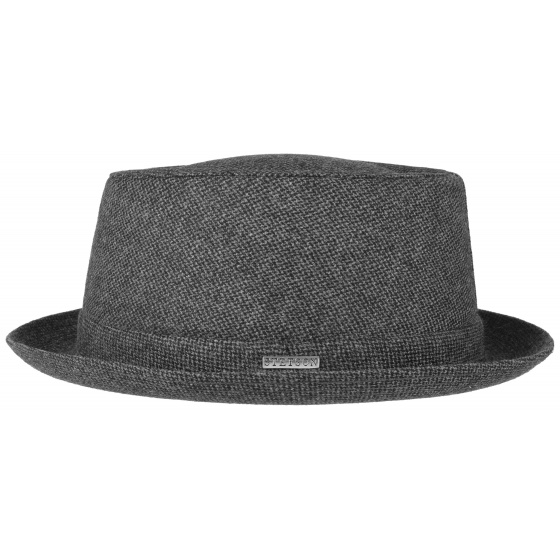 Geneva Gray Pork Pie Hat - Stetson