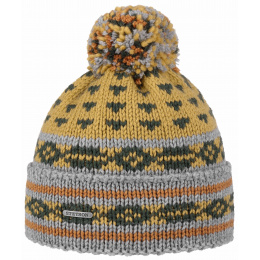 Yellow Pompom Beanie Oslo - Stetson