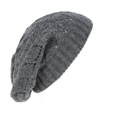 Cheyenne Anthracite Oversized Beanie - Traclet Reference: 6172 | Traclet Hat Shop