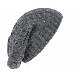 Cheyenne Anthracite Oversized Beanie - Traclet