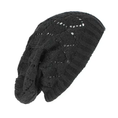 Bonnet Oversize Cheyenne Noir- Traclet - achat bonnet Reference : 3250 | Chapellerie Traclet