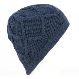 Marvin Knitted Blue Beanie - Traclet