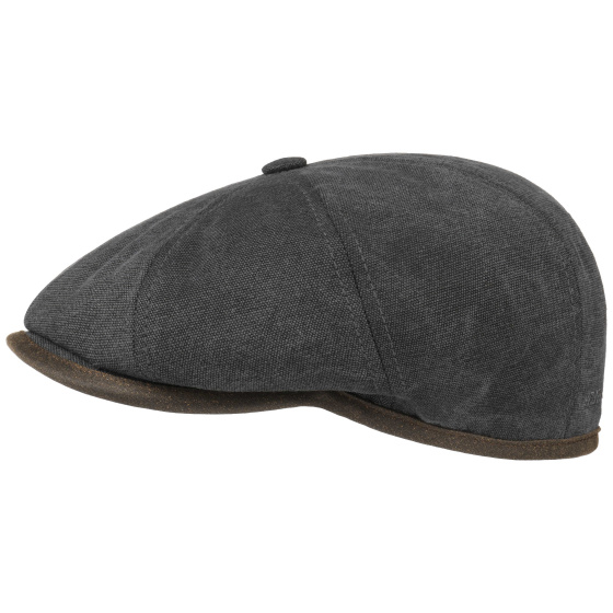 Hatteras Winter Cap Laval Canvas Anthracite- Stetson