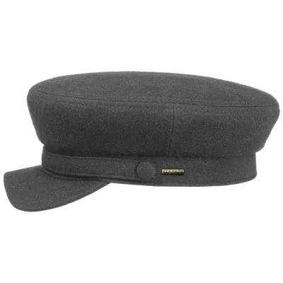 Casquette Marin Riders Laine Vierge Anthracite- Stetson Reference : 8376 | Chapellerie Traclet