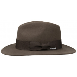 Stetson Vernard Brown Wool and Cashmere Traveller Hat