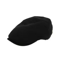 Casquette Plate Niels Cachemire Noire-Fléchet Reference : 8386 | Chapellerie Traclet