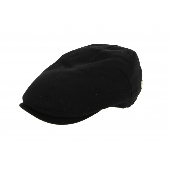 Niels Black Cashmere Flat Cap - Fléchet