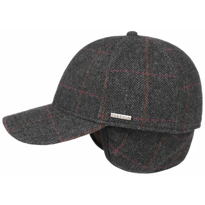 Stetson Shelby Navy Cap with Woolrich Ear Flaps - buy cap Reference: 3825 | Chapellerie Traclet
