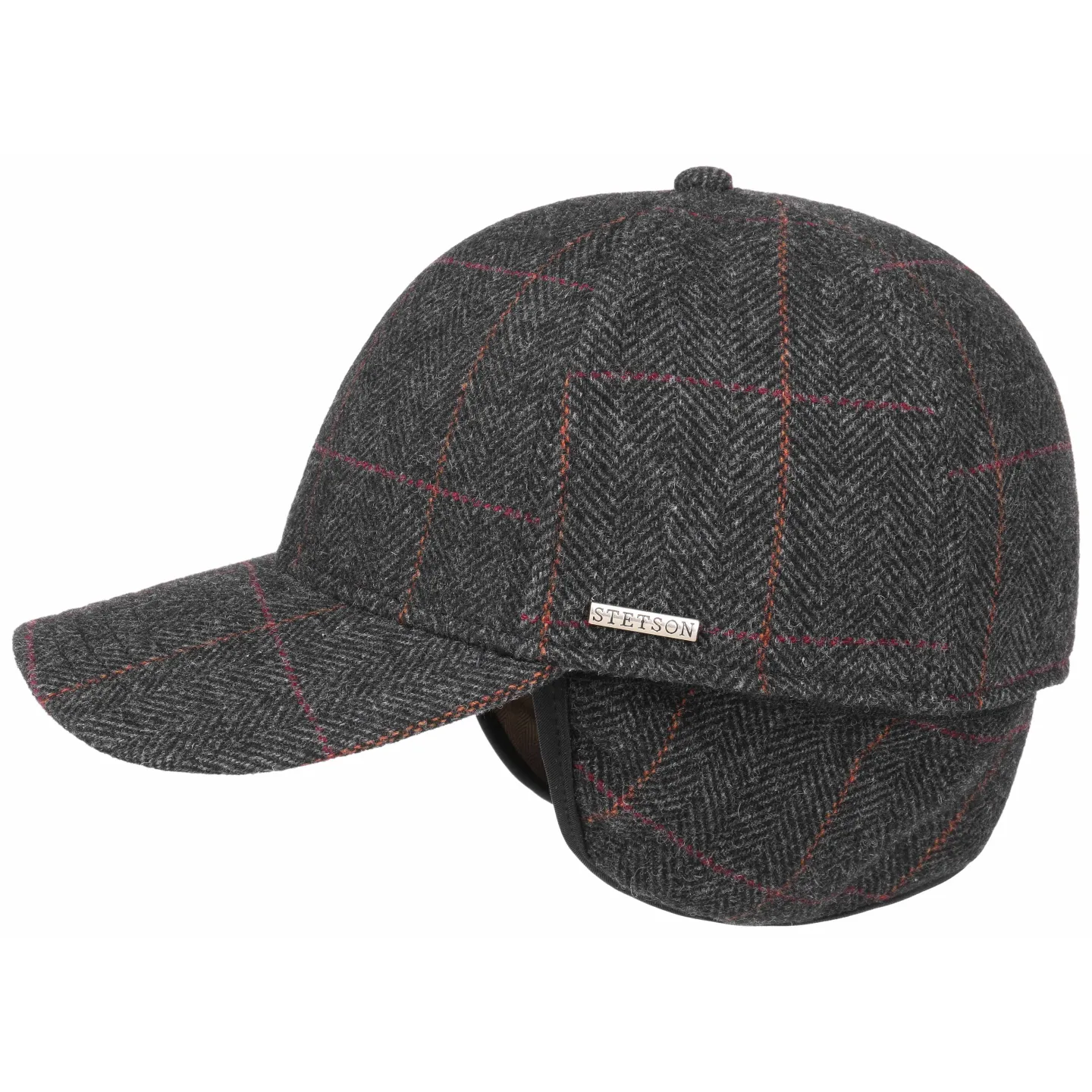 Casquette Shelby marineCache-Oreilles Woolrich Stetson - achat casquette Reference : 3825 | Chapellerie Traclet