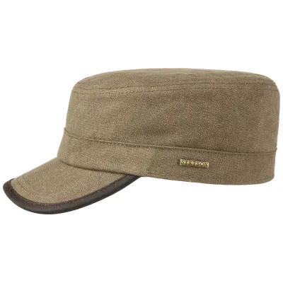 Owen military Gosper Canvas cap - Stetson Shop Reference: 5649 | Traclet Hat Shop
