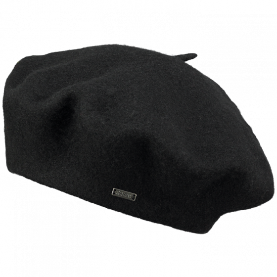 Sambre Wool Beret Black- Barts 