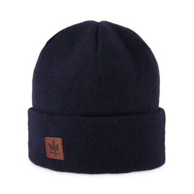 Navy Dulce Turn-up Beanie - Pipolaki Reference: 1145 | Traclet Hat Shop