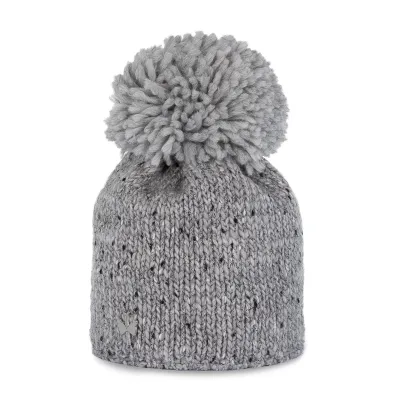 (Bonnet à Pompon Ortona Gris - Pipolaki Reference : 699 | Chapellerie Traclet