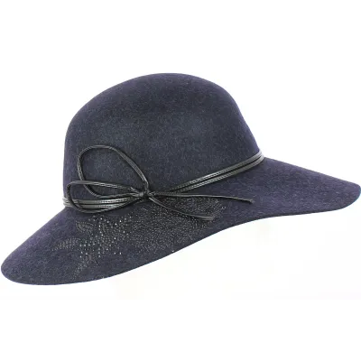 Capeline Rochefort Feutre Laine Bleu - Traclet Reference : 6150 | Chapellerie Traclet