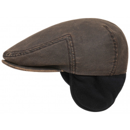 Brown Kent Ear Flap Cap - Stetson