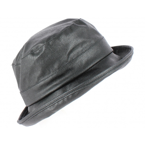 Black Suzanne Rain Cloche Hat - CRAMBES