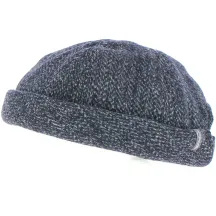 Blue Heathered Brice Docker Beanie - Traclet Reference: 3515 | Traclet Hat Shop