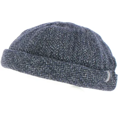 Bonnet Docker Brice chiné Bleu - Traclet Reference : 3515 | Chapellerie Traclet