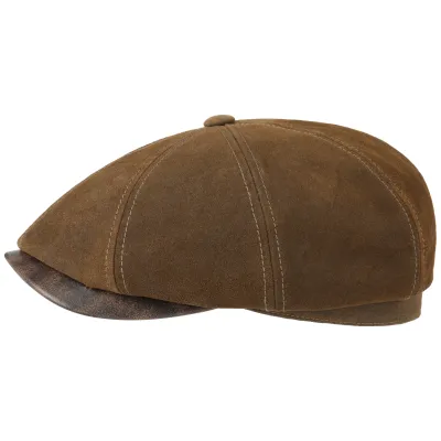 Casquette Hatteras Lamb Nappa Jadon Cuir- Stetson Reference : 8423 | Chapellerie Traclet