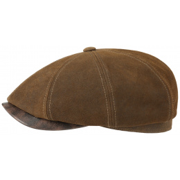 Hatteras Lamb Nappa Jadon Leather Cap- Stetson