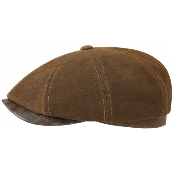Stetson Hatteras Lamb Nappa Jadon Leather Cap