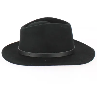 Nilson Black Wool Felt Traveller Hat - Traclet Reference: 8428 | Traclet Hatmakers