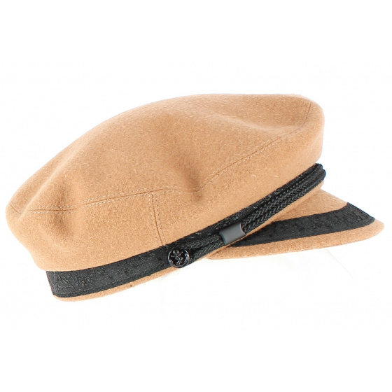 Casquette Marin Elven Camel en Laine-Traclet Casquette Marin Elven Camel en Laine-Traclet