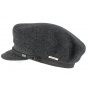 Elven Anthracite Wool Sailor Cap-Traclet