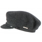 Marin Elven Anthracite Wool-Traclet Cap