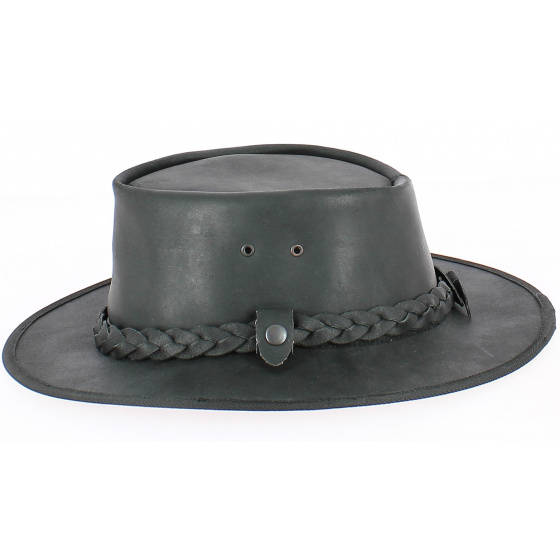 Winton Leather Traveller Hat - Aussie Apparel Winton Leather Traveller Hat - Aussie Apparel
