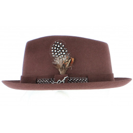 Chapeau Trilby Santanas - Marron