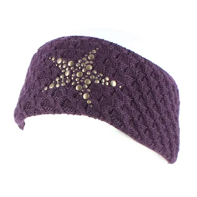 Women's Headband Xandra Met Plum - Eisbär Reference: 7237 | Traclet Hat Shop